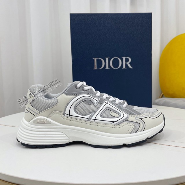 Dior復古波鞋 迪奧B30系列專櫃最新情侶款運動鞋跑鞋 dx2605
